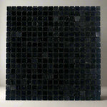 5/8 X 5/8 Absolute Black Granite Polished Mosaic Tile-Granite Mosaic-American Tile Depot