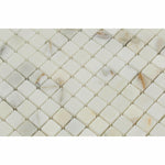 5/8 X 5/8 Calacatta Gold Marble Honed Mosaic Tile-Marble Mosaic-American Tile Depot