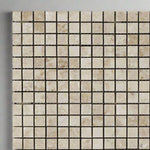 5/8 X 5/8 Cappuccino Marble Polished Mosaic Tile-Marble Mosaic-American Tile Depot