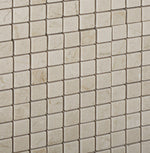 5/8 X 5/8 Crema Marfil Marble Honed Mosaic Tile-Marble Mosaic-American Tile Depot