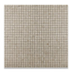 5/8 X 5/8 Crema Marfil Marble Honed Mosaic Tile-Marble Mosaic-American Tile Depot