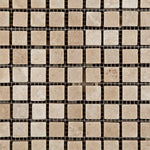 5/8 X 5/8 Durango Cream Travertine Tumbled Mosaic Tile-Travertine Mosaic-American Tile Depot