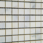 5/8 X 5/8 Oriental White / Asian Statuary Marble Honed Mosaic Tile-Marble Mosaic-American Tile Depot