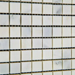 5/8 X 5/8 Oriental White / Asian Statuary Marble Polished Mosaic Tile-Marble Mosaic-American Tile Depot