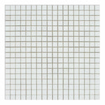 5/8 X 5/8 Thassos White Marble Polished Mosaic Tile-Marble Mosaic-American Tile Depot