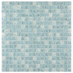 5/8 x 5/8 Iceberg Ocean Mini Square Glass Mosaic Wall Tile-Glass Mosaic-American Tile Depot