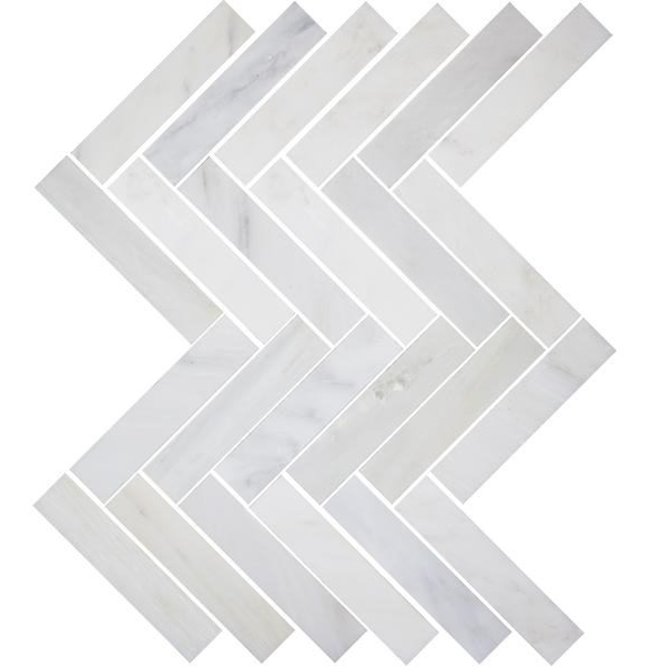 Calacatta Gold Marble Honed 2 X 6 Herringbone Mosaic Tile-Marble Mosaic-American Tile Depot