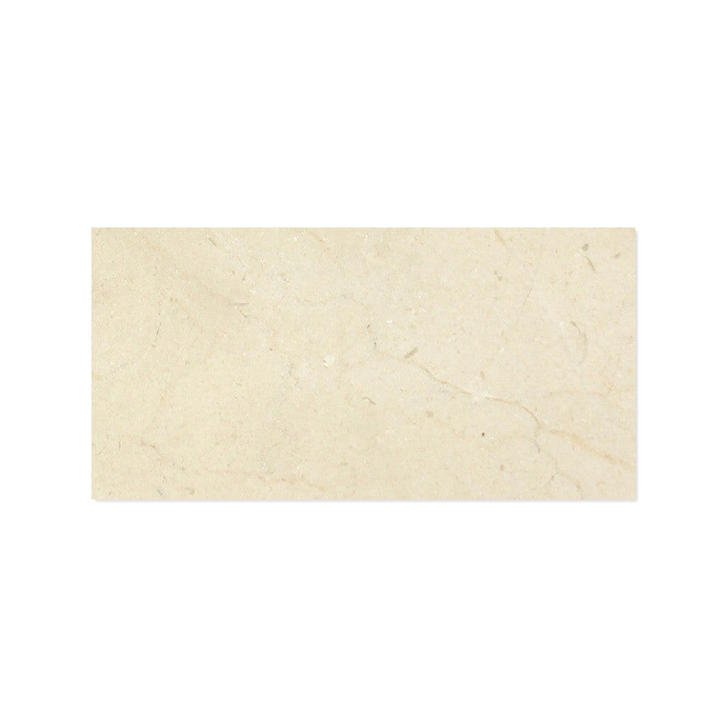 6 X 12 Crema Marfil Marble Honed Subway Brick Field Tile-Marble Tile-American Tile Depot