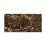 6 X 12 Emperador Dark Marble Polished Subway Brick Field Tile-Marble Tile-American Tile Depot