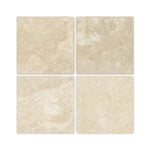 6 X 6 Durango Cream Travertine Tumbled Field Tile-Travertine Tile-American Tile Depot