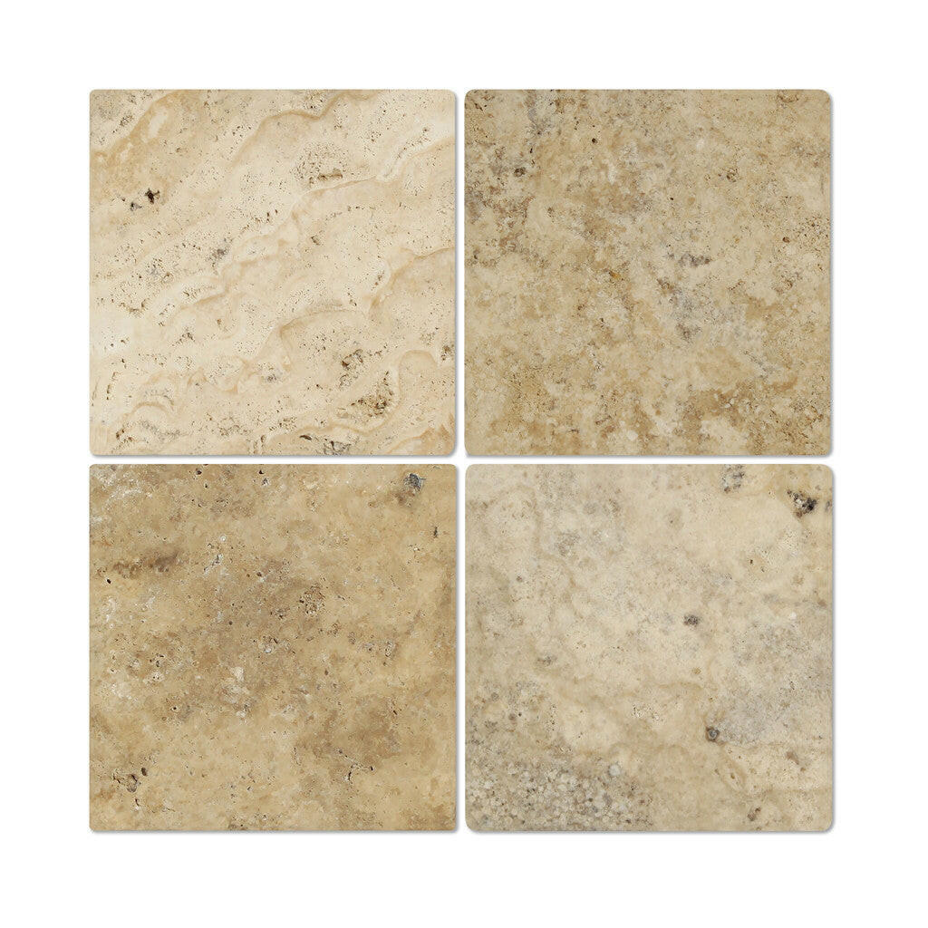 6 X 6 Philadelphia Travertine Tumbled Field Tile-Travertine Tile-American Tile Depot