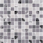 1 x 1 Phoenix Malla Shasta Polished Square Glass Mosaic Tile-Recycled Glass Mosaic-American Tile Depot