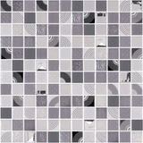 1 x 1 Phoenix Malla Shasta Polished Square Glass Mosaic Tile