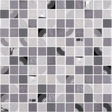 1 x 1 Phoenix Malla Shasta Polished Square Glass Mosaic Tile-Recycled Glass Mosaic-American Tile Depot