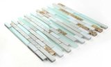 Horizon Sunrise Pelasgus Light Linear Mosaic Wall Tile-Mixed Mosaic-American Tile Depot