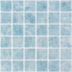 Phoenix Jasper Ios Blue Polished Square Glass Mosaic Tile-Recycled Glass Mosaic-American Tile Depot