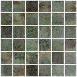 Phoenix Jasper Bali Matte Square Glass Mosaic Tile-Recycled Glass Mosaic-American Tile Depot