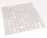 Perry White Square Pearl Mosaic Wall Tile-Pearl Mosaic-American Tile Depot