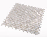 Perry White Scale Pearl Mosaic Wall Tile-Pearl Mosaic-American Tile Depot