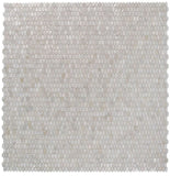 Perry White Arrow Elongated Hexagon Pearl Mosaic Wall Tile-Pearl Mosaic-American Tile Depot