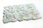 Drop Calacatta Gold Honed Rubble Mosaic Wall Tile-Mixed Mosaic-American Tile Depot