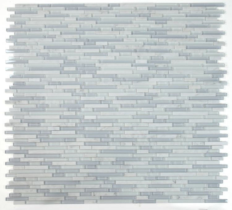 Horizon Sunset Grey Label Linear Mosaic Wall Tile-Mixed Mosaic-American Tile Depot