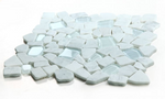 Drop Carrara Rubble Mosaic Wall Tile-Mixed Mosaic-American Tile Depot