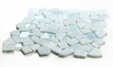 Drop Carrara Rubble Mosaic Wall Tile