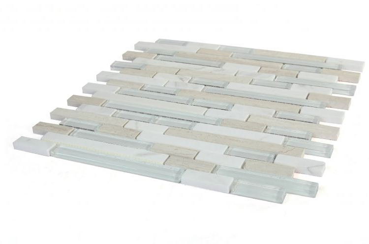 Horizon Sunrise Loft Linear Mosaic Wall Tile-Mixed Mosaic-American Tile Depot