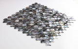 Perry Black Scale Pearl Mosaic Wall Tile