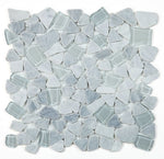 Drop Grey Rubble Mosaic Wall Tile-Mixed Mosaic-American Tile Depot