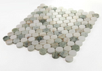 Curvus Spring Polished Circular Marble Mosaic Tile-Marble Mosaic-American Tile Depot