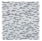 Horizon Sunset Grey Linear Glass Mosaic Wall Tile-Glass Mosaic-American Tile Depot