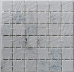 Phoenix Jasper Blue Polished Square Glass Mosaic Tile-Recycled Glass Mosaic-American Tile Depot