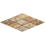 3 X 6 Scabos Travertine Diamond / Rhomboid Polished & Beveled Mosaic Tile-Travertine Mosaic-American Tile Depot