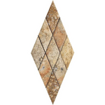 3 X 6 Scabos Travertine Diamond / Rhomboid Polished & Beveled Mosaic Tile-Travertine Mosaic-American Tile Depot