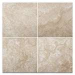 18 X 18 Durango Cream Travertine Tumbled Field Tile