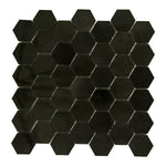 Absolute Black Granite Polished 2" Hexagon Mosaic Tile-Granite Mosaic-American Tile Depot