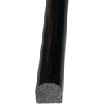 Sample of Absolute Black Granite Polished 1/2 X 12 Pencil Liner-Sample-American Tile Depot