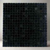 5/8 X 5/8 Absolute Black Granite Polished Mosaic Tile