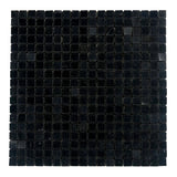 5/8 X 5/8 Absolute Black Granite Polished Mosaic Tile