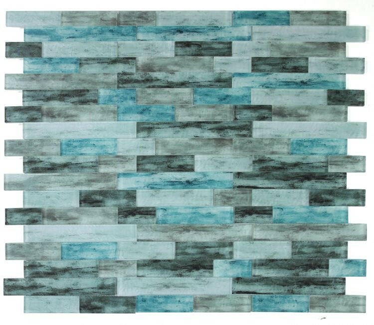 Aesthetic Ocean Casale Multi Size Brick Glass Mosaic Wall Tile-Glass Mosaic-American Tile Depot