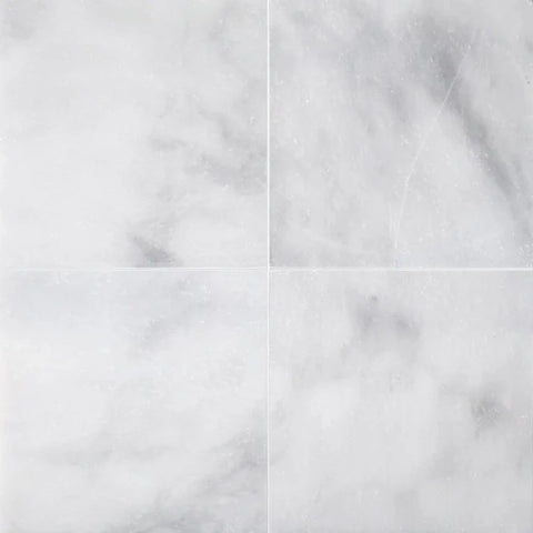 12 X 12 Afyon White Marble Polished Field Tile