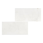 Sample of 6 X 12 Afyon White Marble Polished Field Tile-Sample-American Tile Depot