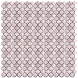 Grace Crystal Grey Arabesque Waterjet Mosaic Wall Tile-Mixed Mosaic-American Tile Depot