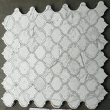 Grace Pearl Calacatta White Arabesque Waterjet Mosaic Wall Tile