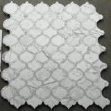 Grace Pearl Calacatta White Arabesque Waterjet Mosaic Wall Tile