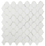 Grace Precious Bianco Arabesque Waterjet Mosaic Wall Tile-Marble Mosaic-American Tile Depot