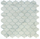 Grace Precious Blue Arabesque Waterjet Mosaic Wall Tile