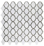 Grace Precious Mirror Arabesque Waterjet Mosaic Wall Tile-Mixed Mosaic-American Tile Depot